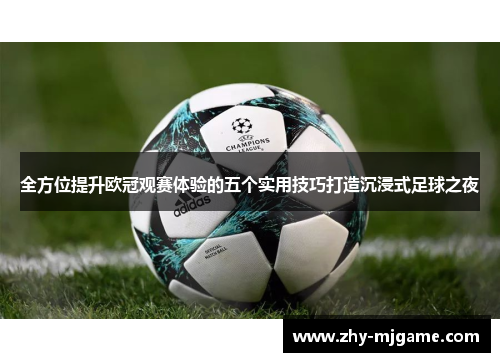 全方位提升欧冠观赛体验的五个实用技巧打造沉浸式足球之夜